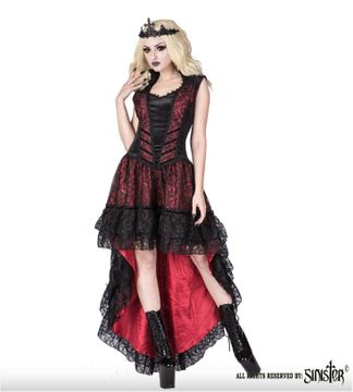 Sinister 1093 Lisha longdress bordeaux