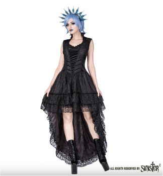 Sinister 1093 Lisha Longdress zwart