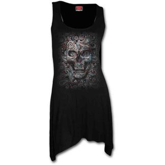 Skull illusion Gothic camisole jurkje