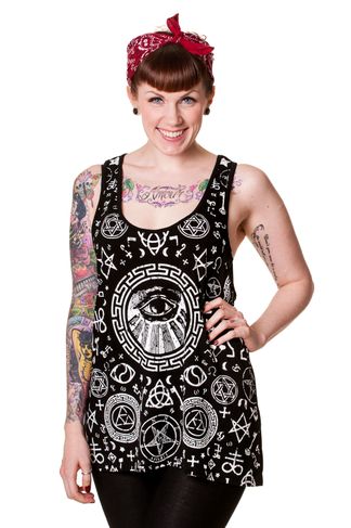 PENTAGRAM BLACK VEST-Shirt