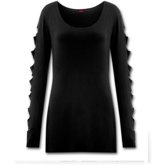 METAL STREETWEAR - Slashed Sleeve Boatneck Top
