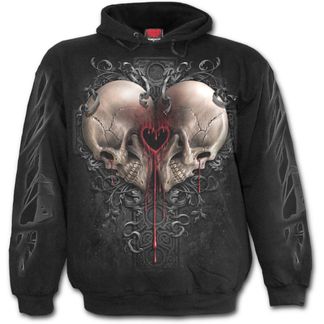 Dark love sweater met capuchon