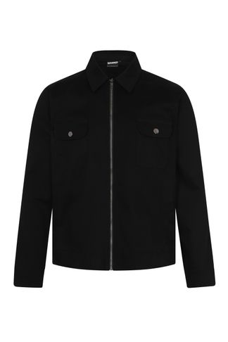 Danny worker jacket zip black