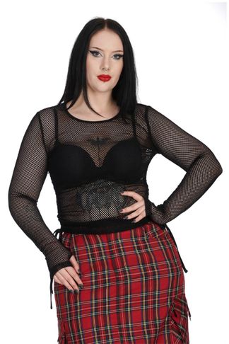 Black groovy elegy top 