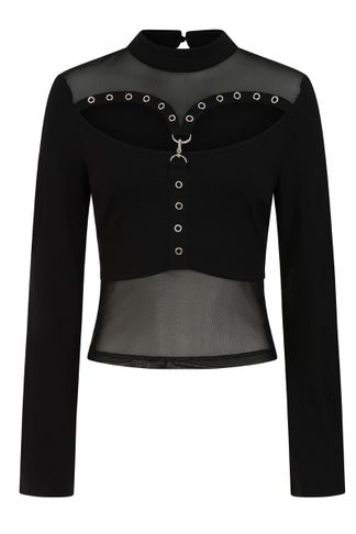Black cordelia top