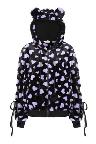 Black purple Nanami hoodie