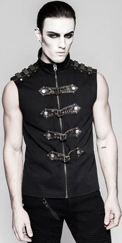 Black parade vest