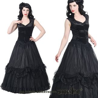 Sinister - Darkdreams – Long Gothic Dress