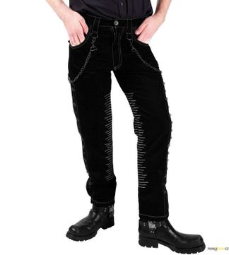 Dead Threads Gun metal broek heren