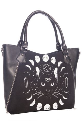 Pentacle coven tote bag