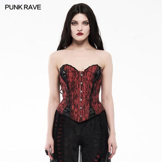 Goth mottled corset
