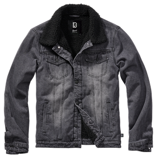 Sherpa Denim jacket (Blk)