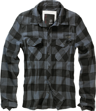Checkshirt black/grey Brandit