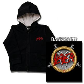 Slayer (Pentagram) - Kinder hoodie met capuchon & rits