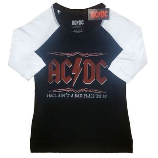 AC/DC Raglan Girlie T-shirt Hell Ain't a bad place