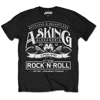 ASKING ALEXANDRIA UNISEX TEE: ROCK 'N ROLL