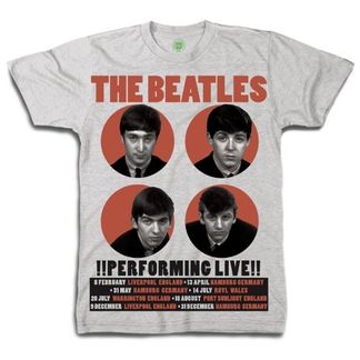 The Beatles 1962 performing live T-shirt (heather-grey)