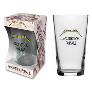 Metallica ‘And Justice For All’ Beer Glass