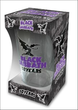 Black sabbath 50 Beer glas