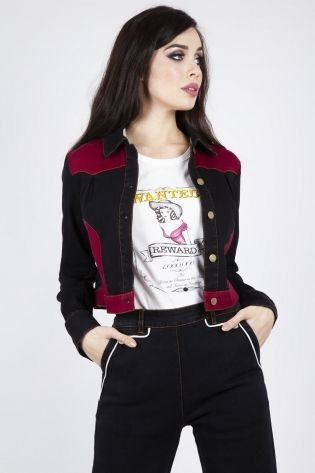 Bryony contrast Denim jacket