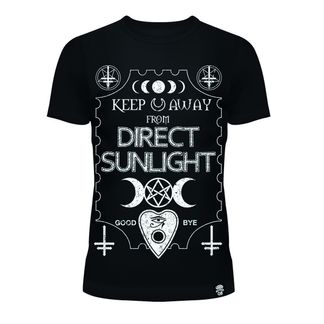 Direct sunlight zwart T-shirt heartless