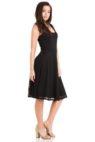 Maxine Black Lace Dress