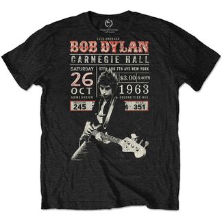 Bob dylan Eco T-shirt Carnegie hall '63