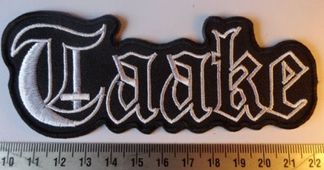Taake Logo Woven patch