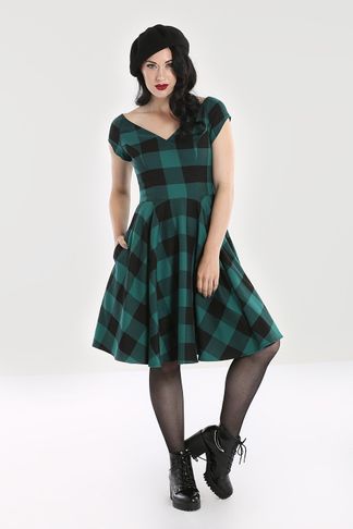 Teen spirit mid dress (green)