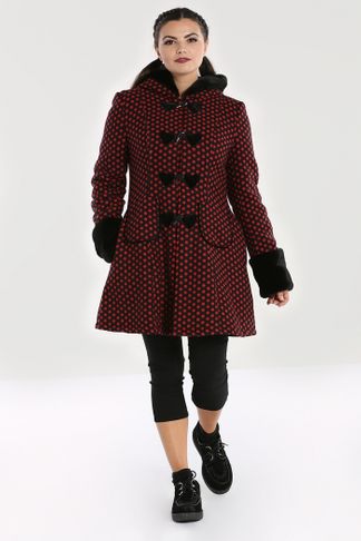 Amelia Coat (blk/red)