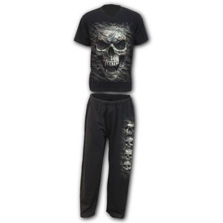 CAMO-SKULL - 4-delige goth & metal stijl pyjama