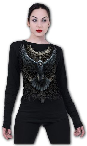 Raven skull Baggy top