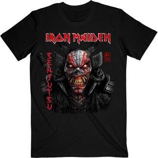 Iron maiden  Senjutsu black cover vertical logo T-shirt