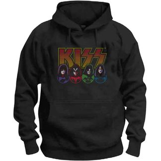 Kiss hooded sweater logo faces & icons
