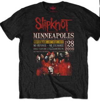Slipknot Eco T-shirt Minneapolis (Backprint)