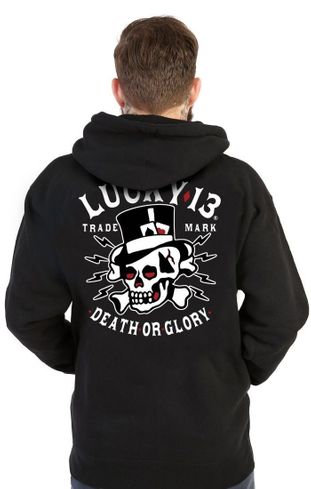 Lucky13 Death or Glory Zip hooded sweater