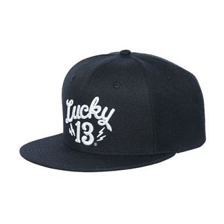 Lucky13 Shocker Snapback hat black