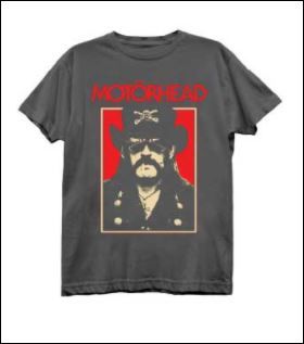 Motorhead Lemmy RJ T-shirt (antraciet grijs)