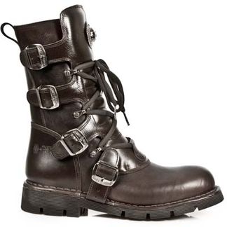 Newrock M.1473-S8 bruin lederen boots