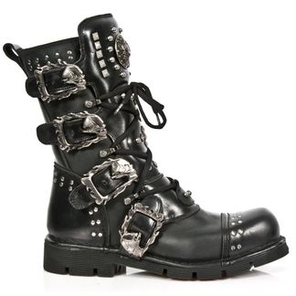 Newrock M.1474-S1 Metal militia Boots