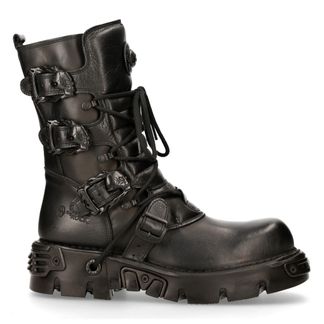 Newrock M.391-S18 Black skull reactor Boots