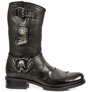 Newrock M-GY07-S10 Buffalo Biker boots