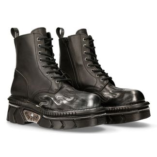 Newrock M-MILI134C-S1 Metallic flame Boots