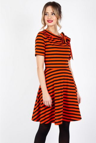 Marnie Striped Flare Dress