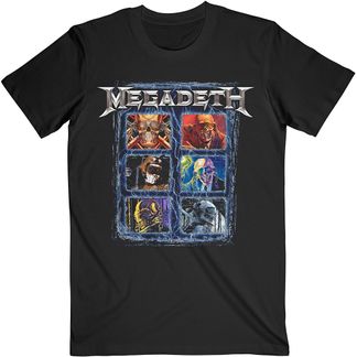 Megadeth Vic head grid T-shirt
