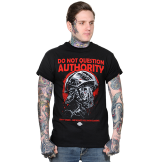 Do not question authority t shirt toxico