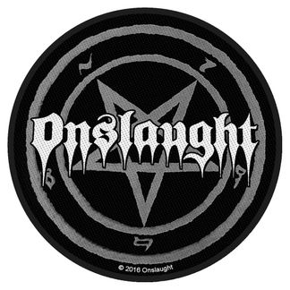 Onslaught ‘Pentagram’ Woven Patch