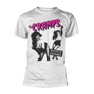 The Cramps Smells like female T-shirt (white)