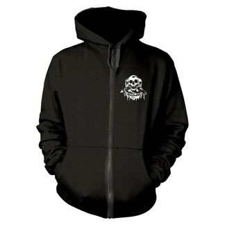 Discharge Hear nothing Zip hooded sweater