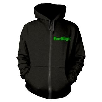 Cro-mags Green logo zip hooded sweater